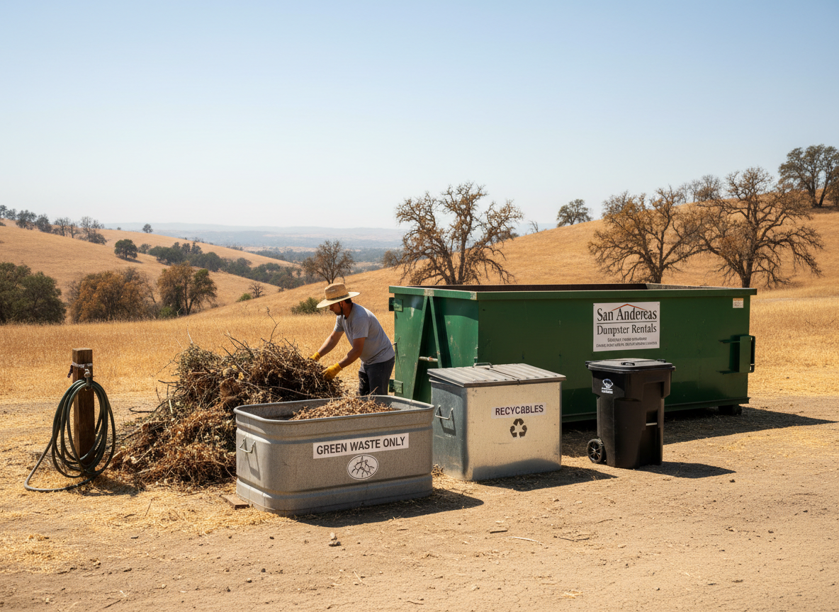 Seasonal Tips for Managing Waste During Dry Summer Months in San Andreas