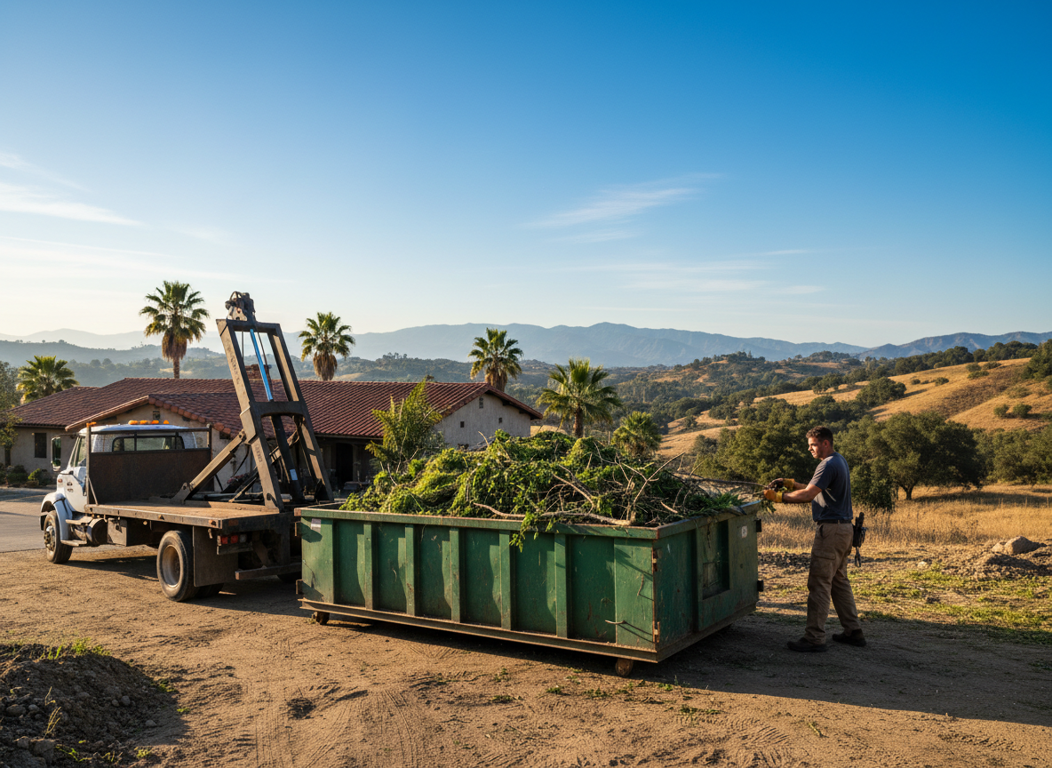 Yard Waste Dumpster Rental in San Andreas